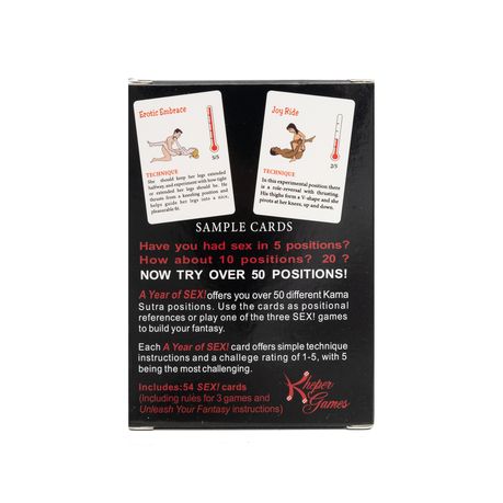 A Year of Sex: Sexual Position Cards